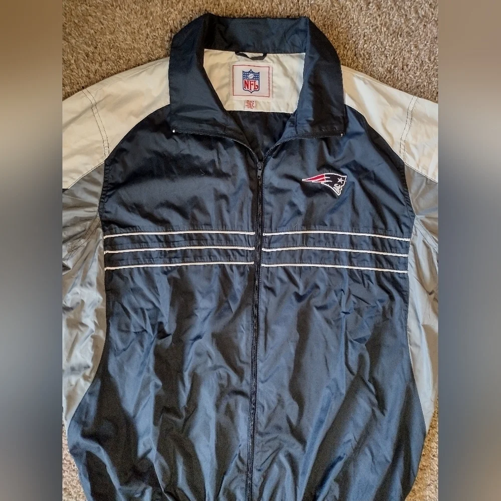 NFL New England Patriots Full Zip Team Jacket XL